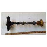 Cast iron lamp base