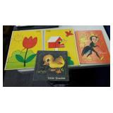 4 vintage puzzles
