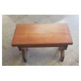 Oak foot stool