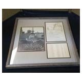 Framed Indianapolis Mini marathon print