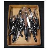 Plastic handled flatware