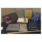 12 assorted high school yearbooks