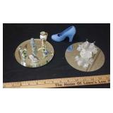 Miniatures: punch set, Animals (Wade?), shoe