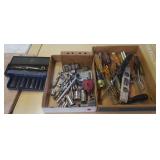 Screwdrivers,  sockets, & misc tools