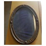 Vintage oval picture frame