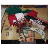 Christmas decor & towels