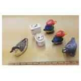 2 vintage S&P sets, walrus and duck