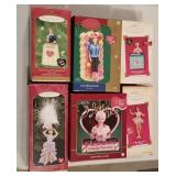 6 Hallmark Barbiw Ornments