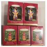 5 Hallmark ornaments Crayola,  new