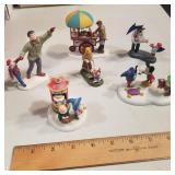 6 assorted Department 56 figurines