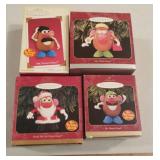 4 Hallmark Potato head ornaments