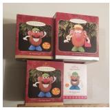 4 Mr Potato Head Hallmark ornaments
