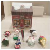 10 traditional ornaments & toy shop box