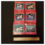6 Enesco Carousel ornaments