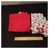 Christmas linens &  apron