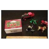 6 die cast Hallmark kiddie toys ornaments