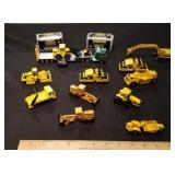 11 Matchbox Die cast construction toys