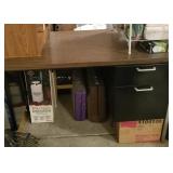 Steel & laminate Desk & chair