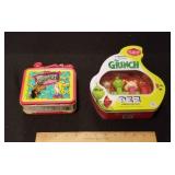 Dr Seuss Grinch lunchbox & Pez dispensers