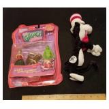 Dr Seuss Grinch & Cat in the Hat
