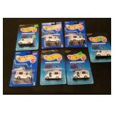 7 Hot Wheels trucks