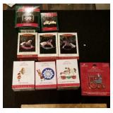 9 Hallmark Ornaments