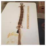 Door Welcome Sign With Brass Bell