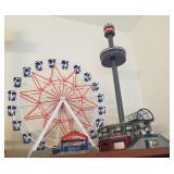 Faller Blue Ferris Wheel & Drop Tower Models