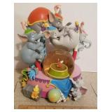 Large Disney  Dumbo musical snow globe.