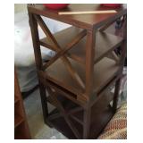 Pair of stackable occasional tables