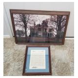 2 framed items