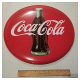 Metal coca cola sign