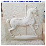 Ceramic Carousel Horse Wall Art