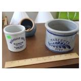 3 Pieces Of Stoneware Marietta, Oh, Etc