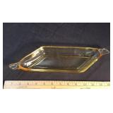 Heisey Empress Sahara Yellow relish tray