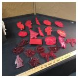 22 Red Cookie Cutters
