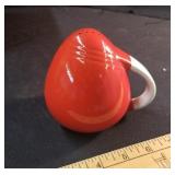 Hall Red & White Pepper Shaker