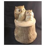 Ceramic Owl Cookie Jar