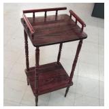 Cherry finish plant stand
