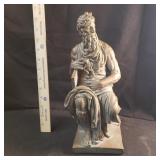 Bronze wrapped figurine, dated 1941. Zeus?