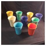 9 Fiesta large tumblers