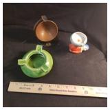 3 Vintage ashtrays