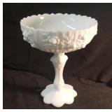 Fenton Spanish Rose compote