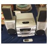 3 disc CD player & speakers