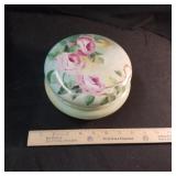 Limoges hand painted covered jar