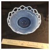Open Lace opalescent 8" bowl