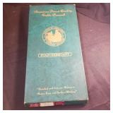 New vintage Damask tablecloth original box