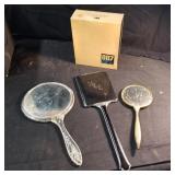 3 Dresser Mirrors & 007 Aftershave Set