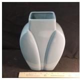 11" Haeger blue vase
