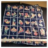 Vintage Mexican patterned tablecloth